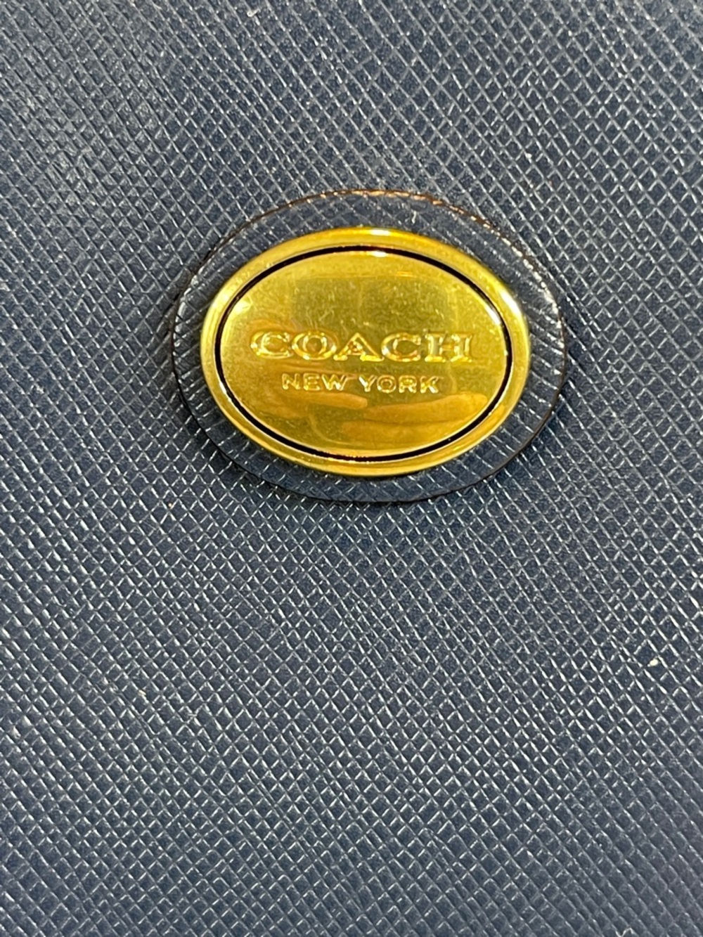 Coach E1480-F27349 Peyton Navy Leather Tote - Picture 12 of 12